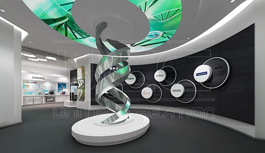 罗麦医药科技展厅设计案例